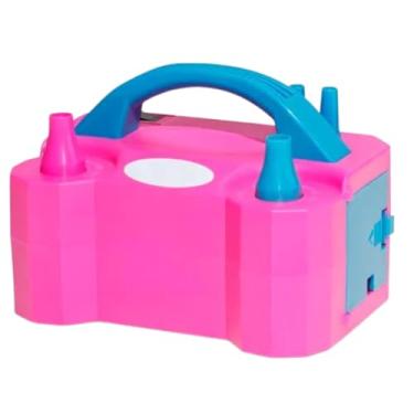 Imagem de Inflador De Balões Bomba Compressor Eletrico De Encher Bexiga Com 2 Bicos Profissional Automatico 110V