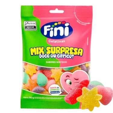 Imagem de Bala de gelatina Mix Surpresa 80g Doce ou Citrico? Fini