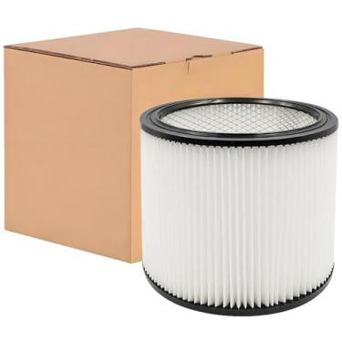 Imagem de HIMrHEPA 1 pacote de filtros de cartucho compatíveis com ShopVac 90304 90350 90333, aspiradores de pó molhados/secos de 5 galões, compare com a peça nº 90304,90585.
