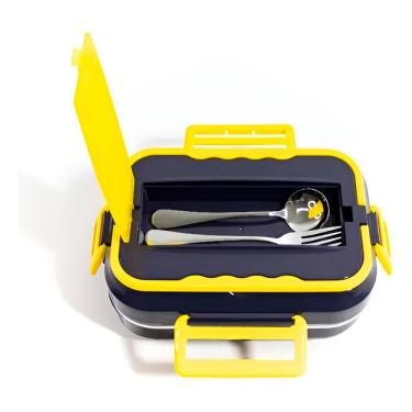 Imagem de Marmita Térmica Elétrica Para Carro E Tomada Bivolt Portátil