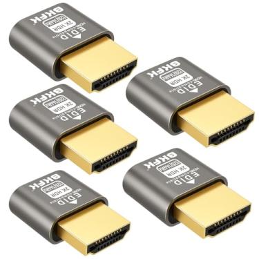 Imagem de Plugue fictício hdmi 4K - adaptador de exibição para HDMI, janela virtual Luna Display para emulador doméstico - Dummy, displayport Headless dummie dongle1080P 120Hz (2560X1440@120/144HZ-HDR-5P)