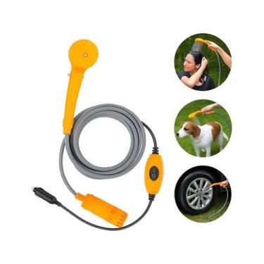 Imagem de Chuveiro Portátil Elétrico 12v Camping Praia Trailler Sítio - GLOBALMI