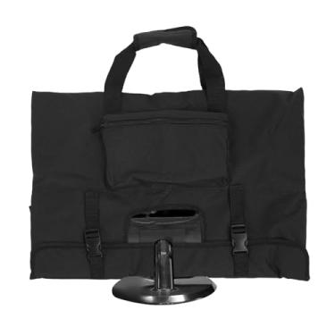Imagem de Asixxsix Estojo para Monitor, Bolsa Protetora de Monitor em Tecido Oxford 600D com Capa de Poeira e Forro Acolchoado, Estojo Protetor de Viagem para Monitores e Telas LCD de 24"