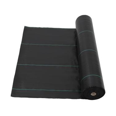 Imagem de Towallmark 2 m x 91,4 m Premium 85 g Pro Garden Weed Barrier Landscape Fabric Tapete de jardinagem durável e resistente, configuração fácil e controle superior de ervas daninhas, design ecológico e