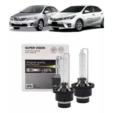 Imagem de 2X Lampada Xenon D4R 4300K Toyota Corolla Altis 2008 A 2019 - MAX