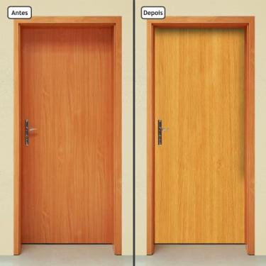 Imagem de Adesivo Decorativo de Porta - Madeira - 879cnpt - Allodi
