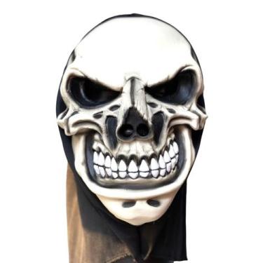 Imagem de Fantasia Máscara Caveira Maquiavélica assustadora de Látex - Blook, Co