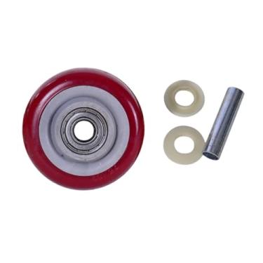 Imagem de KiBcsLic Roda giratória de poliuretano com rodízios, placa resistente ao desgaste, rolamentos, kits de reparo para móveis, 4inch