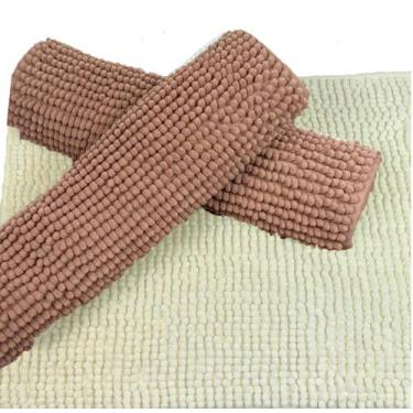 Imagem de Tapete De Banheiro Bolinha Antiderrapante Microfibra 3 Peças - Rozac