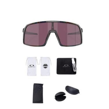 Imagem de Oakley Óculos de sol Sutro OO9406 Shield | Pacote com kit de limpeza e bolsa de microfibra Black Flag Outfitters, Dark Galaxy/Prizm Road, 137 MM