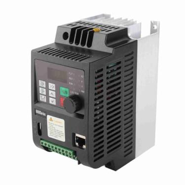 Imagem de NFLixin Variável Drive de frequência VFD VFD Photovoltaic Bomba Motor Controller de 1,5kW 220V Inverter solar eficiente para painéis solares e bombas de água ABS alumínio 3,23 x