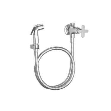 Imagem de Ducha Higiênica Com Registro E Derivação Disco Cromado