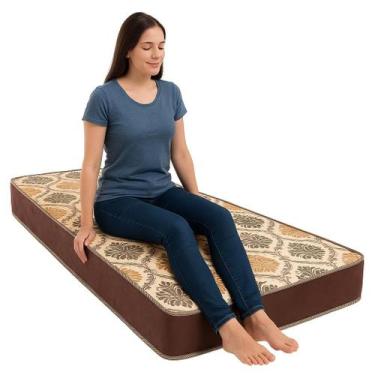 Imagem de Colchão Solteiro, de Espuma Durável D28, Macio e Bem Acabado Pronto pa