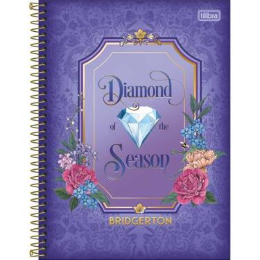 Imagem de Caderno Espiral Capa Dura Universitário Connect 10 Matérias Bridgerton