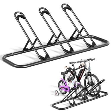 Imagem de Suporte de bicicletas Mr IRONSTONE para 3 bicicletas: garagem interna/