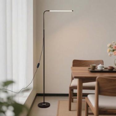 Imagem de Luminária de LED Para Quartos Modernos Casal ou Infantil, Para Sala, Cozinha, Mesa e Chão Abajur 140cm