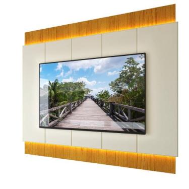 Imagem de Painel Gelius Magnifico Tecnológico 100% MDF largura de 220 cm com LED