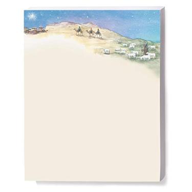 Imagem de Paperdirect Papel de papelaria com tema de férias de inverno, papel de borda, papel timbrado 21 x 28 cm, 25 folhas, papel de escrita premium elegante, papel decorativo para impressora