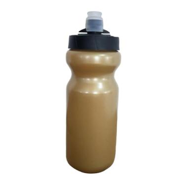 Imagem de Dynwave Garrafa de água esportiva Squeeze, 620 ml, garrafa para beber, copo de água para hóquei no gelo, futebol, atividades ao ar livre e exercícios, Ouro