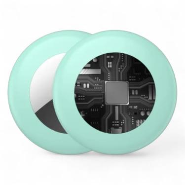 Imagem de WIWU iTag WT-01 Chaveiro Localizador – Azul Tiffany Dispositivo Anti-Perda Compacto Rastreamento via App Alerta Sonoro Design Discreto e Resistente Argola para Chaves/Mochilas