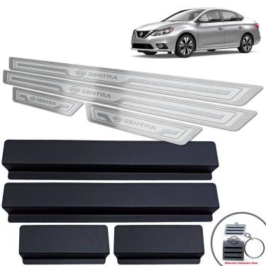 Imagem de Soleira de Porta Sentra 2017 A 2020 Prata Alto Relevo