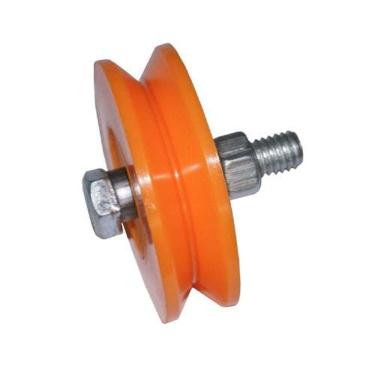 Imagem de Roldana Nylon Laranja Maciça 50(2) Tipo V Para Parafuso - Ferrosul