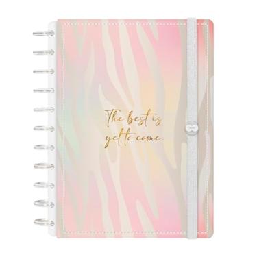 Imagem de Caderno de Disco Inteligente Iscool G+ Natural Fashion Candy Colors Zebra