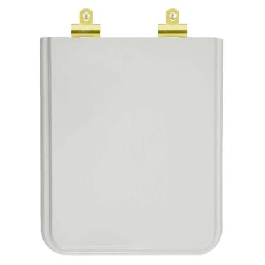 Imagem de Assento Sanitário Poliester Soft Close Square Cinza Platina (cinza Claro) Para Vaso Incepa Com Ferragem Dourada