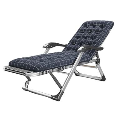 Imagem de ajustável Cadeiras de liga de alumínio de gravidade zero para casa pátio espreguiçadeira cadeira leve dobrável cadeira de escritório reclinável ajustável macio