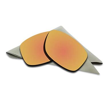 Imagem de Lentes polarizadas espelhadas douradas Peach para óculos de sol Oakley Jupiter Squared