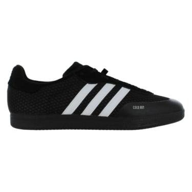 Imagem de adidas Tênis adulto unissex Velosamba 2, Preto/Branco/Zero Metálico, 11 Women/10 Men