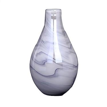 Imagem de Vasos para decoração moda imitação de mármore padrão vaso de vidro ornamento decoração de mesa casa arranjo de flores vasos hidropônicos para centros de mesa (cor: C) (C)