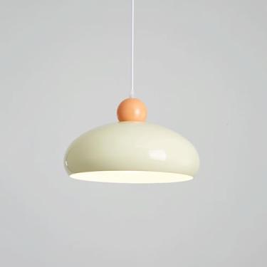 Imagem de YQSLQZZ Lustre de sala de jantar com cúpula japonesa, luzes de teto penduradas sobre mesa de jantar, barra de ilha de cozinha, iluminação decorativa moderna, luminária pendente moderna, altura