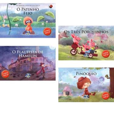 Imagem de Kit: O Patinho Feio + Os Três Porquinhos + O Flautista De Hamelin + Pi