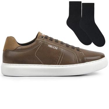 Imagem de Kit Sapatênis Ferracini Marvin Masculino + Par de Meia