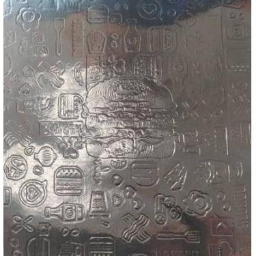 Imagem de Papel térmico para hamburguer laminado termico grande 38x40 - Mamedes 