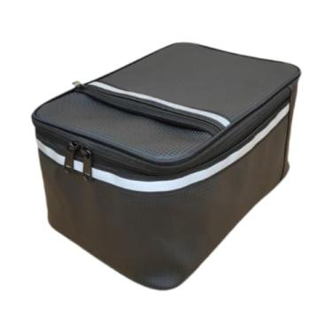 Imagem de simhoa Suporte para bicicleta, bolsa traseira, assento traseiro para mountain bike, suprimentos para ciclismo, alforje para porta-malas de bicicleta, 30cmx20cmx15cm