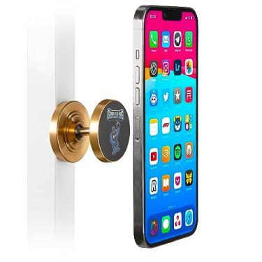 Imagem de GORILLA MAG Suporte magnético de dupla face para academia, suporte de celular extra forte com mãos livres, compatível com todos os smartphones, iPhone 14, 14 Plus, 14 Pro, Samsung Galaxy S22, S21,