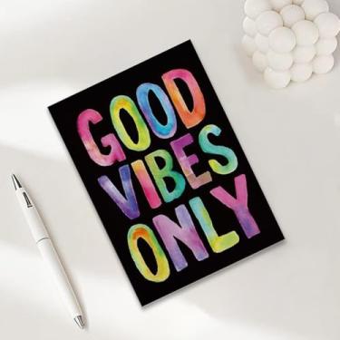 Imagem de Caderno motivacional, caderno A5 para anotações de escritório, agenda de 21 x 14,7 cm, agenda de viagem, 6