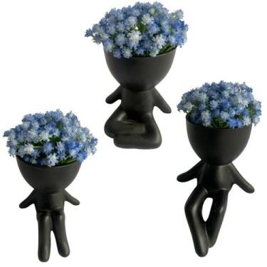 Imagem de 3 Cravos do amor Artificiais: Flores Artificiais p/ Decoração Tropical