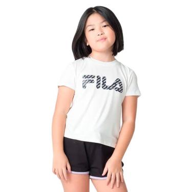 Imagem de Camiseta Fila Letter Slim Infantil