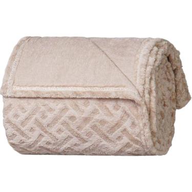 Imagem de Manta Queen Brushed New Microfibra Flannel 100% Poliéster 220x230 Linho