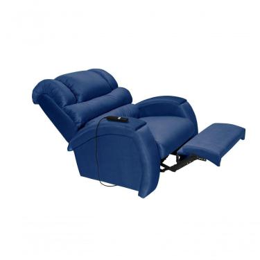 Imagem de Poltrona Reclinável Imperial Zero Wall Motorizada azul Marinho 375