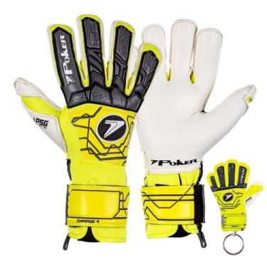 Imagem de Luva de Goleiro Profissional Poker Champion 9, Amc, Pt, Ch, 11