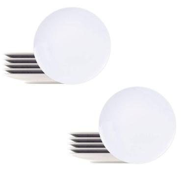 Imagem de Prato Raso Porcelana Leonora 25Cm 12 Un Tramontina 96010/204