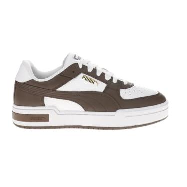 Imagem de PUMA Tênis masculino clássico Ca Pro, Puma Branco/Marrom Expresso/PUMA Team Gold, 42