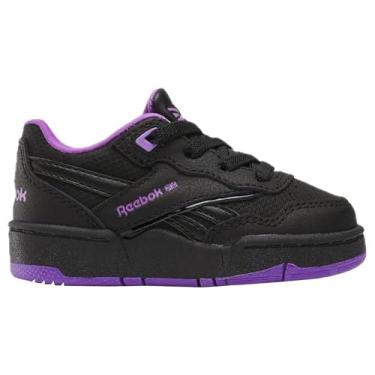 Imagem de Reebok Tênis feminino Bb 4000 II, Preto/Digital Roxo/Branco, 20