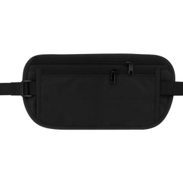 Imagem de Pochete Doleira Discreta Antifurto para Viagem com Bolso Frontal Alça Ajustável Material Resistente e Confortável para Documentos Dinheiro e Celular