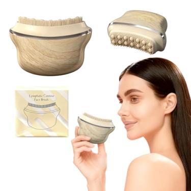 Imagem de AAJP Conjunto de ferramentas faciais e rolo facial Gua Sha, rolo de aço inoxidável para esculpir olhos Guasha para rosto
