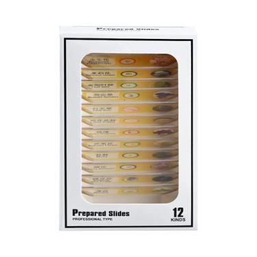 Imagem de Lâminas De Microscópio Para Crianças Com Amostras, 12 Peças, Brinquedo